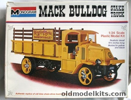 Monogram 1/24 1926 Mack Bulldog Stake Truck, 7537-0500 plastic model kit
